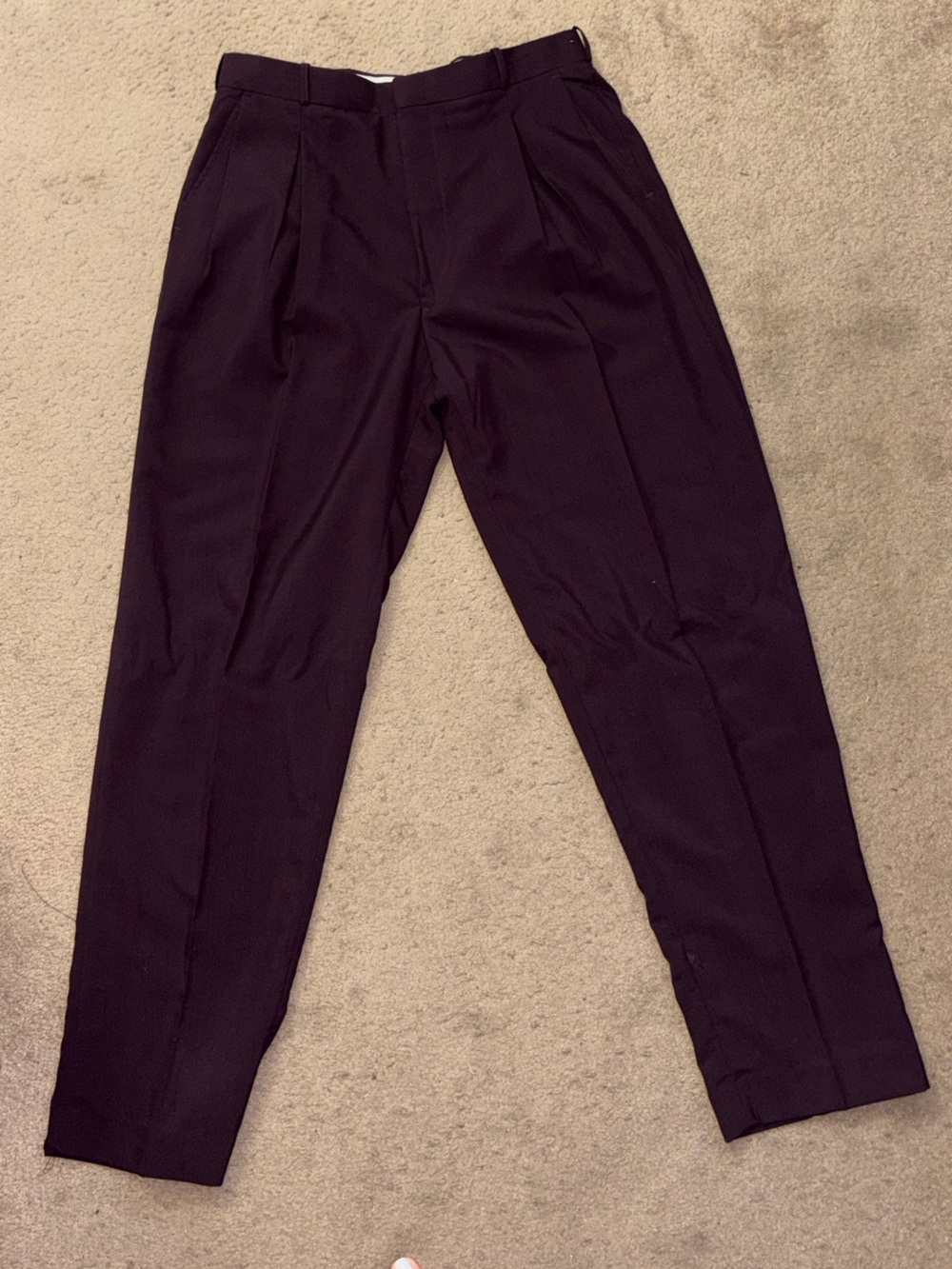 Men's Straight Leg Pants — Deep Plum